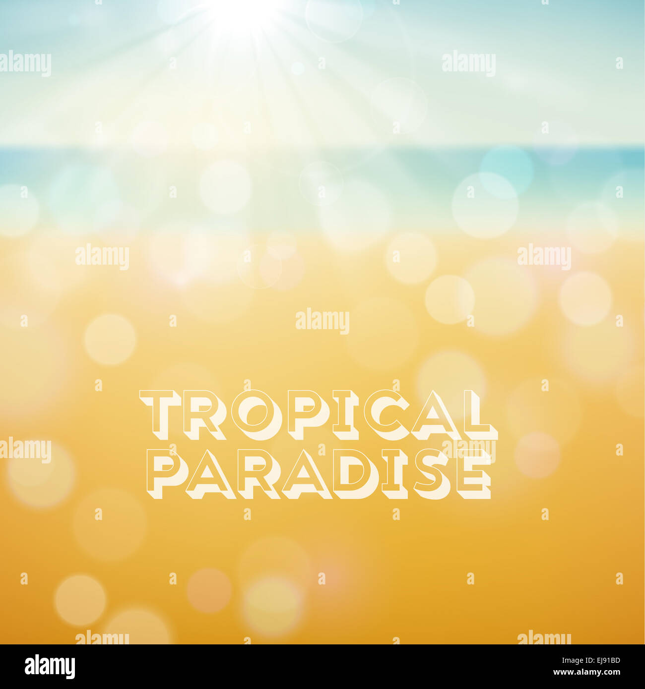Summer holiday tropical beach background Stock Photo - Alamy