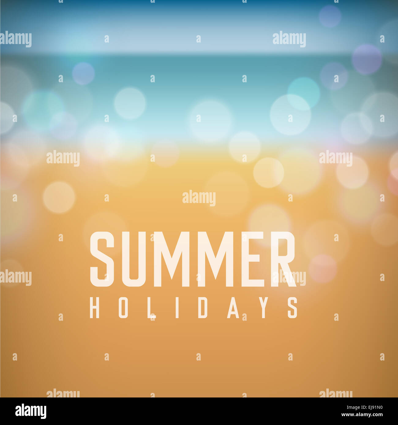 Summer holiday tropical beach background Stock Photo - Alamy