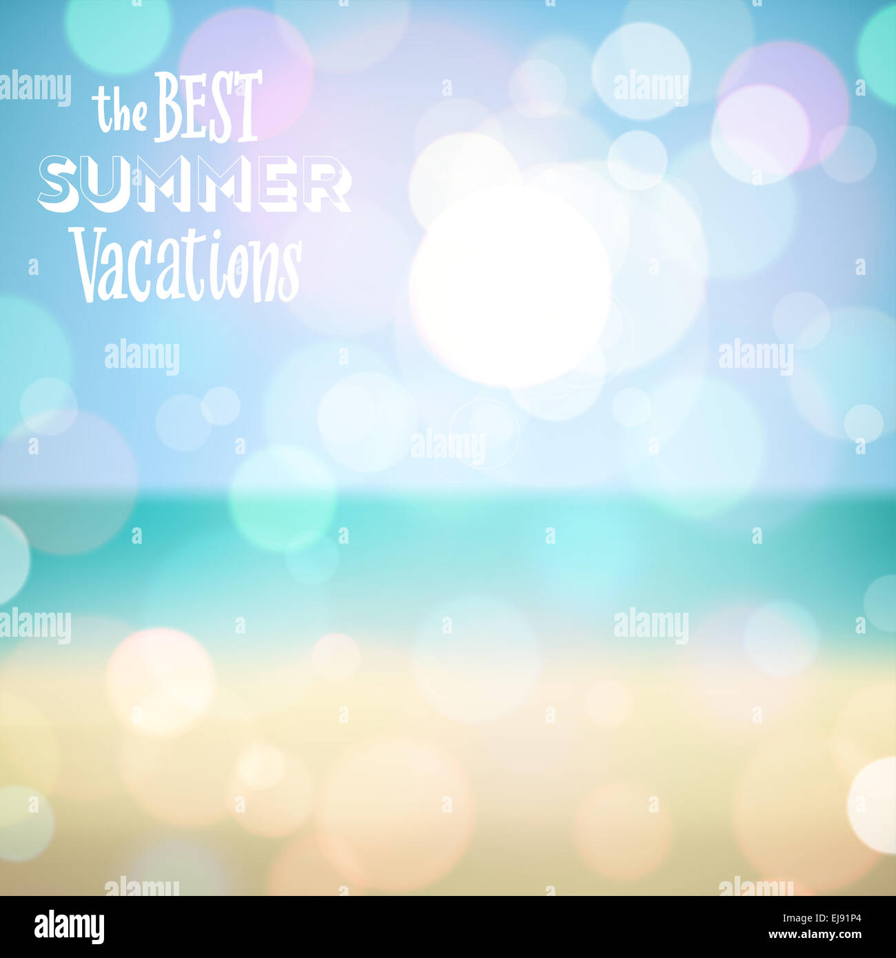 Summer holiday tropical beach background Stock Photo - Alamy