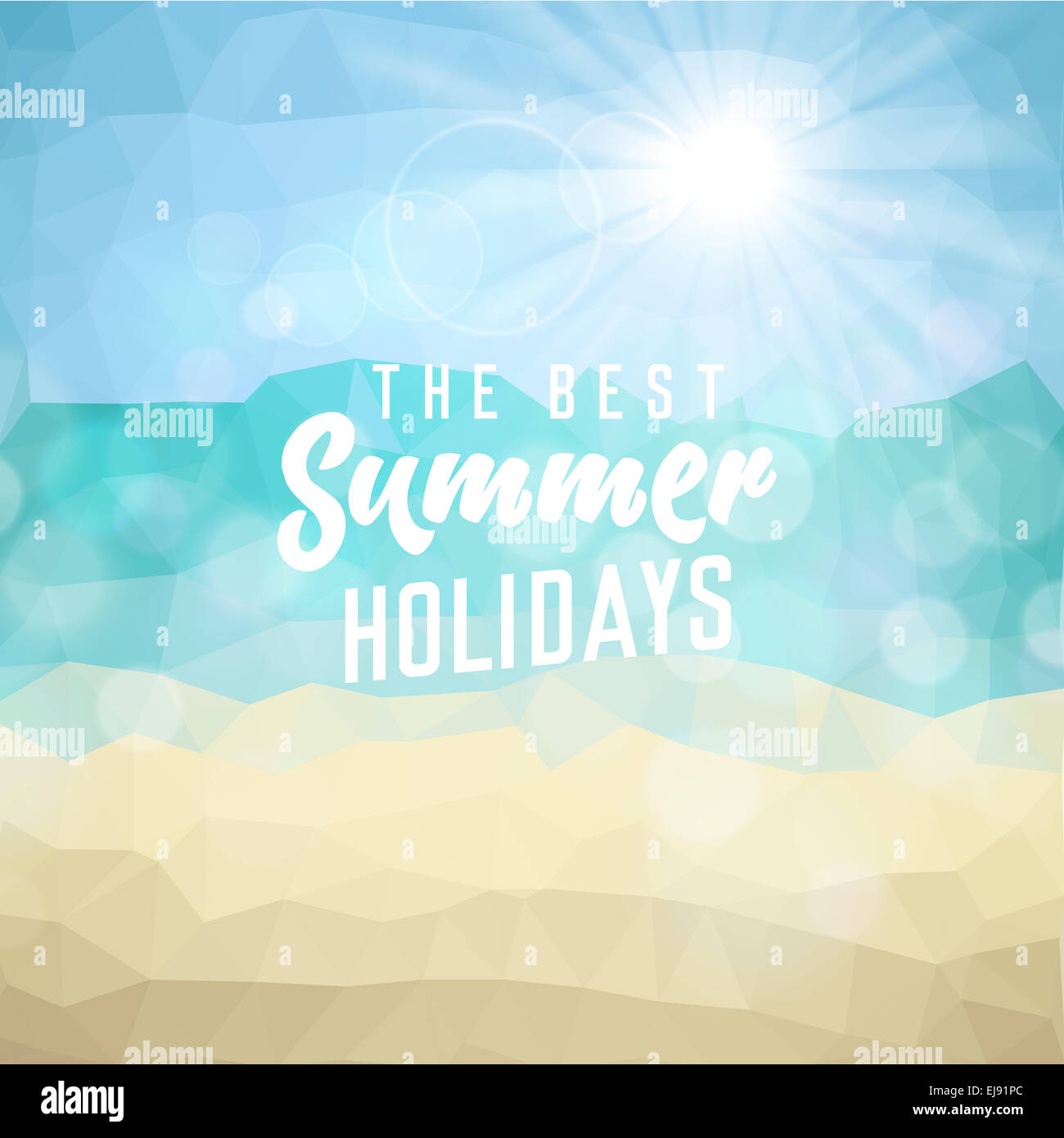 Summer holiday tropical beach background Stock Photo - Alamy