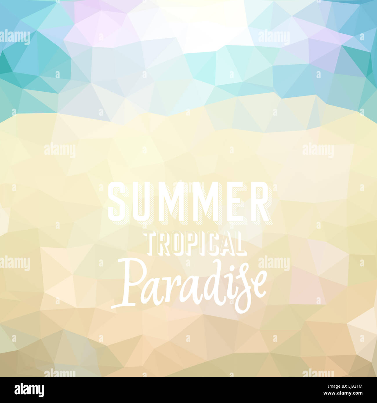 Summer holiday tropical beach background Stock Photo - Alamy