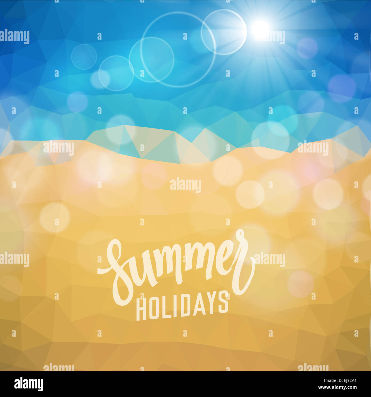 Summer holiday tropical beach background Stock Photo - Alamy