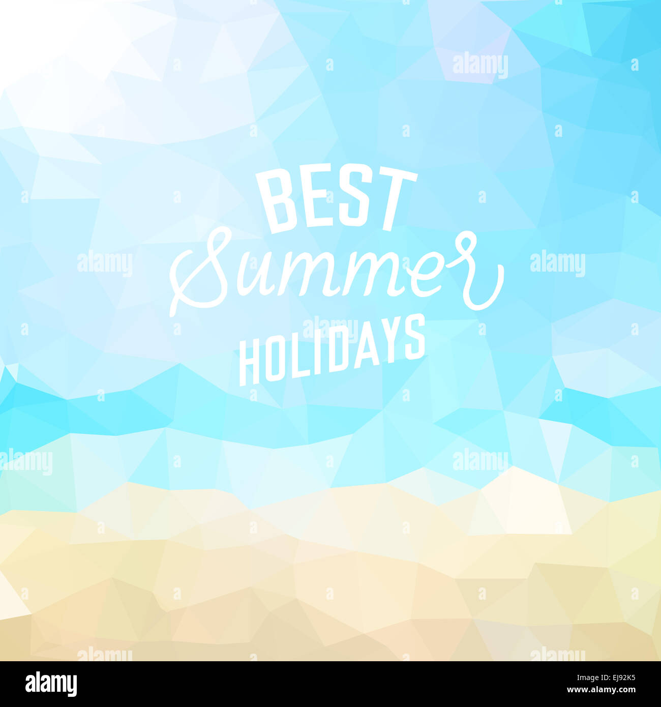 Summer holiday tropical beach background Stock Photo - Alamy