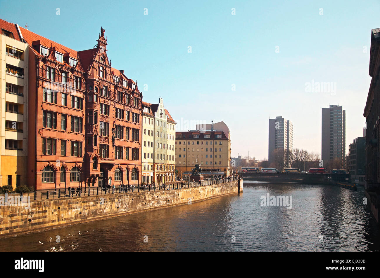 Nikolaiviertel Germany Berlin Stock Photo