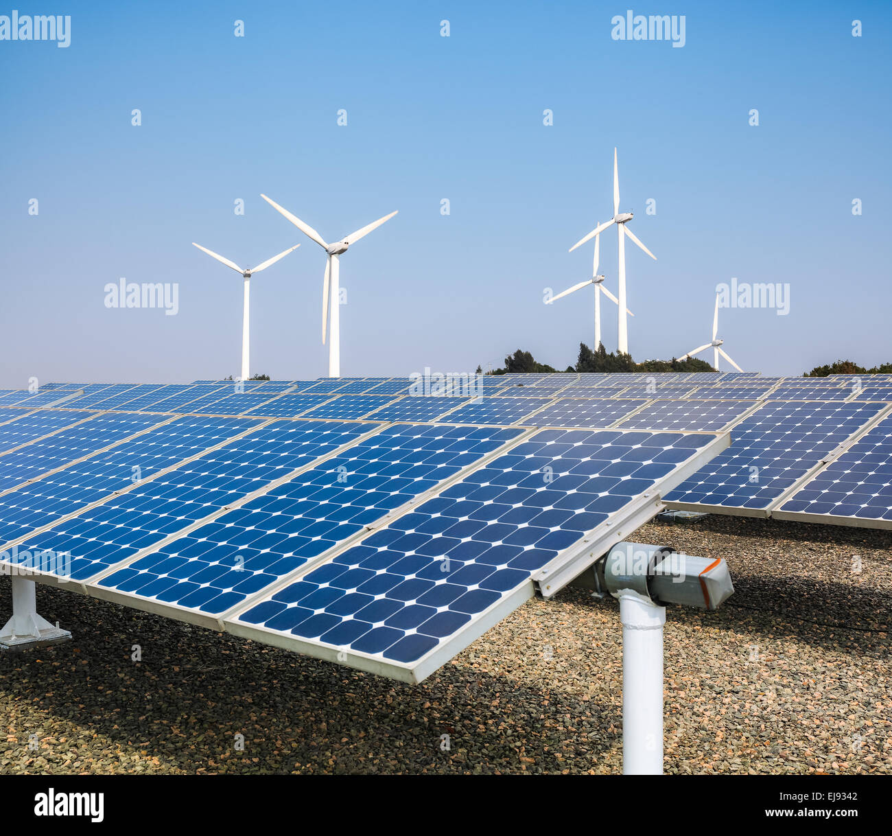 clean energy background Stock Photo