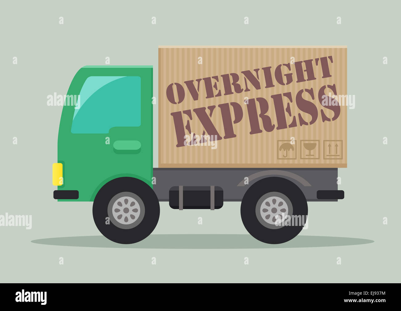 Free Stock Photo of Delivery Overnight Represents Next Day And