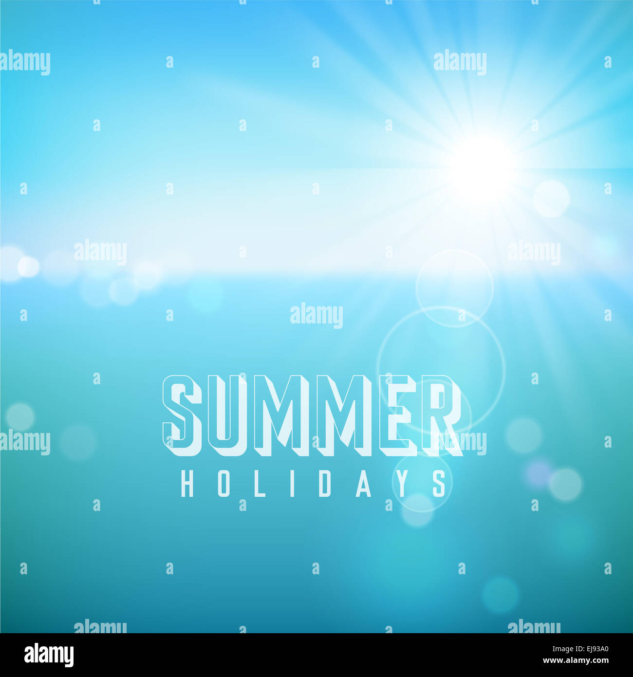 Summer holiday tropical beach background Stock Photo - Alamy