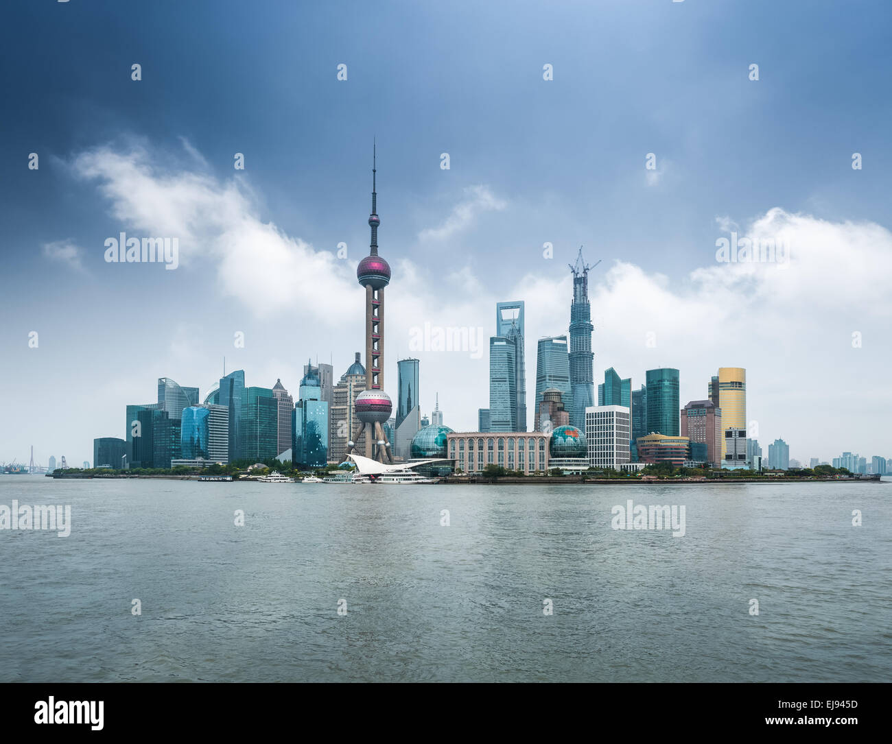 shanghai skyline Stock Photo