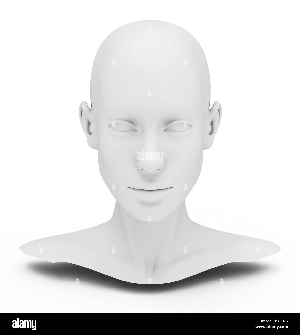 Human head model Black and White Stock Photos & Images Alamy