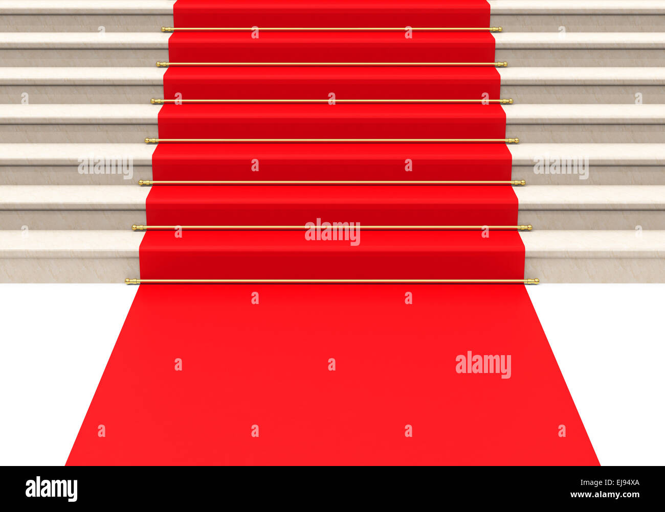 the red carpet Stock Photo