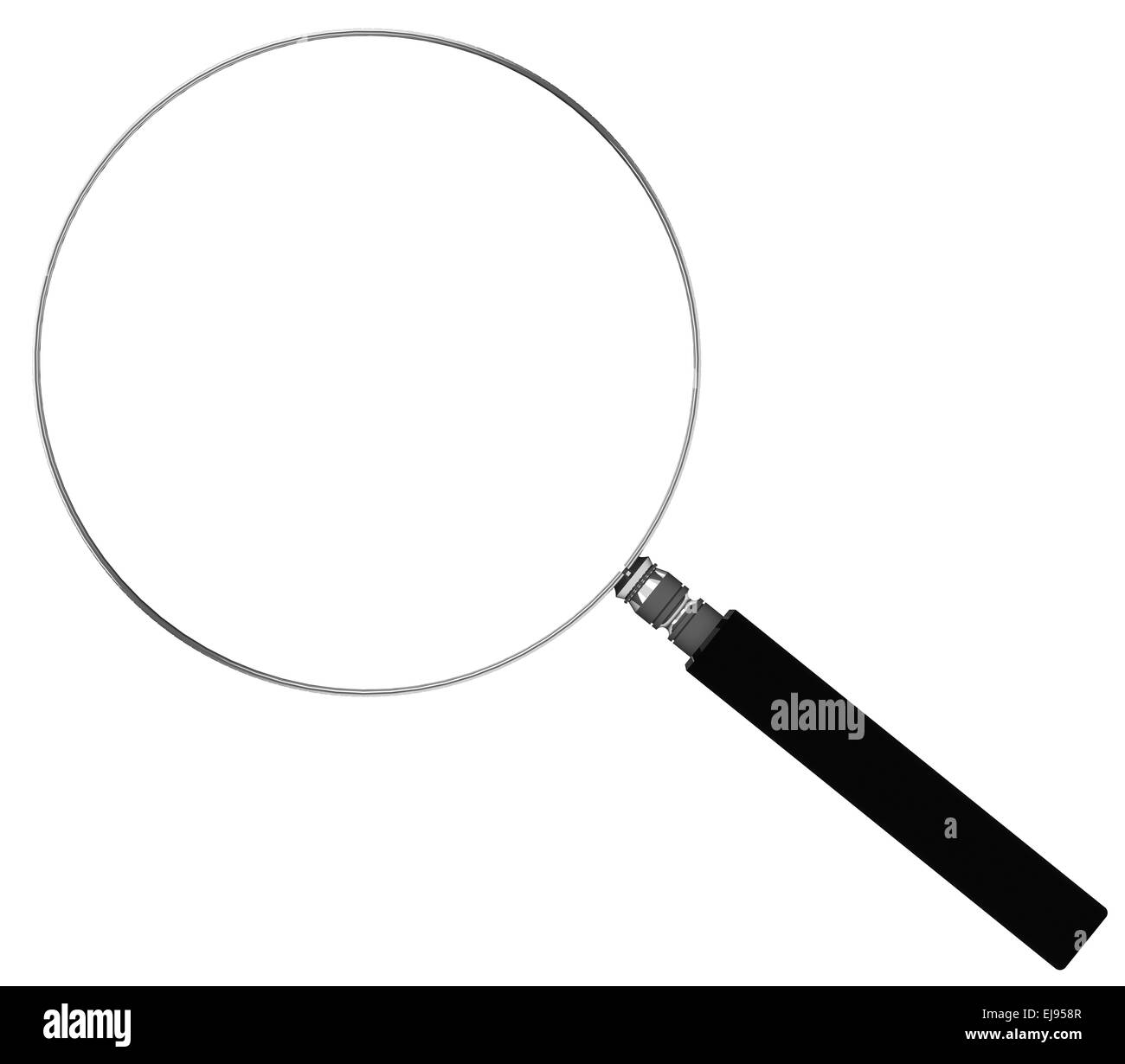 Magnifying glass Black and White Stock Photos & Images - Alamy