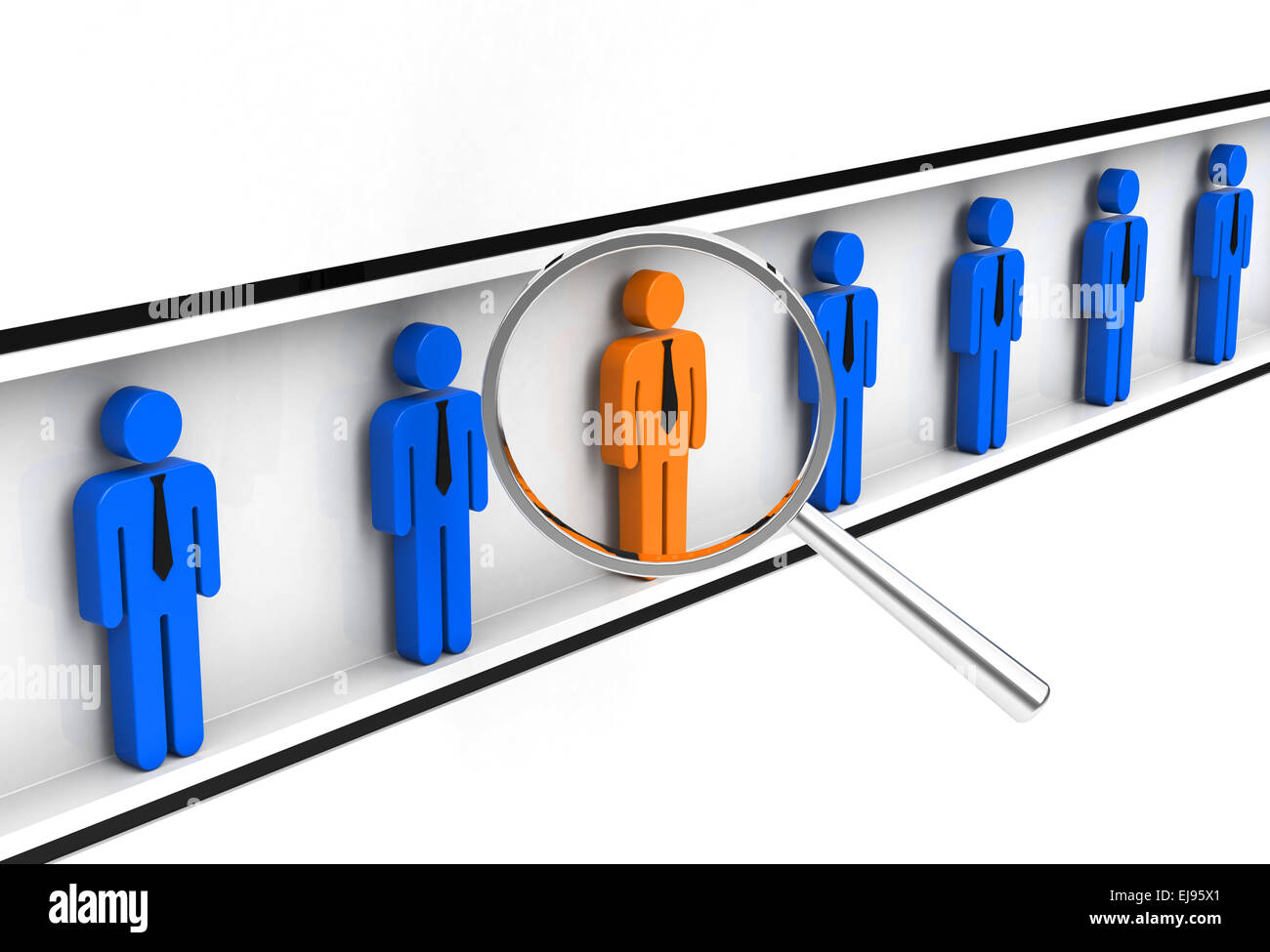 the stand out businessman Stock Photo Alamy