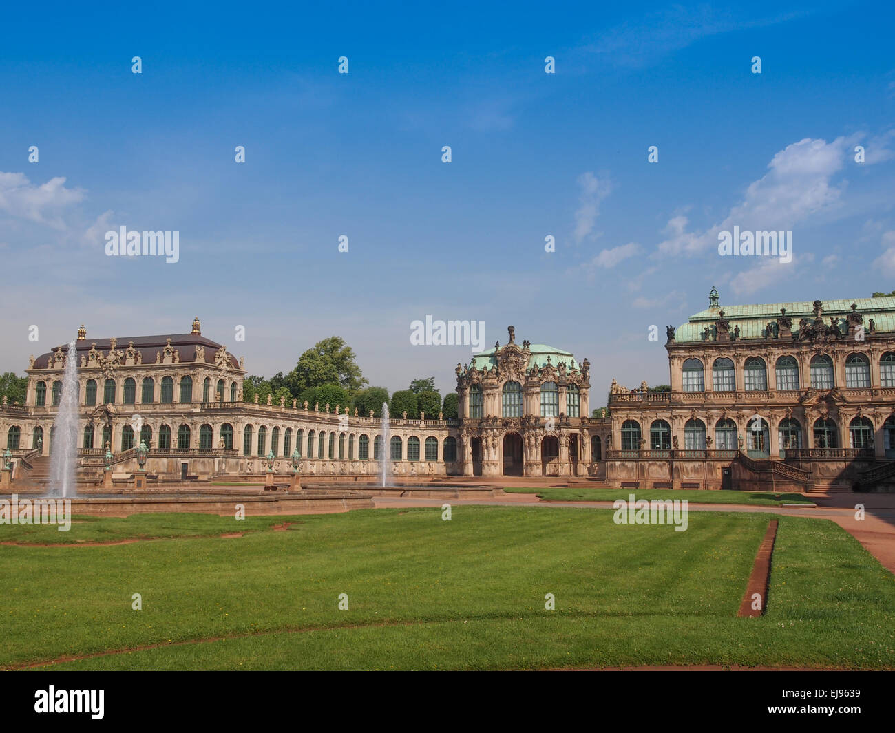 Dresden Zwinger Stock Photo