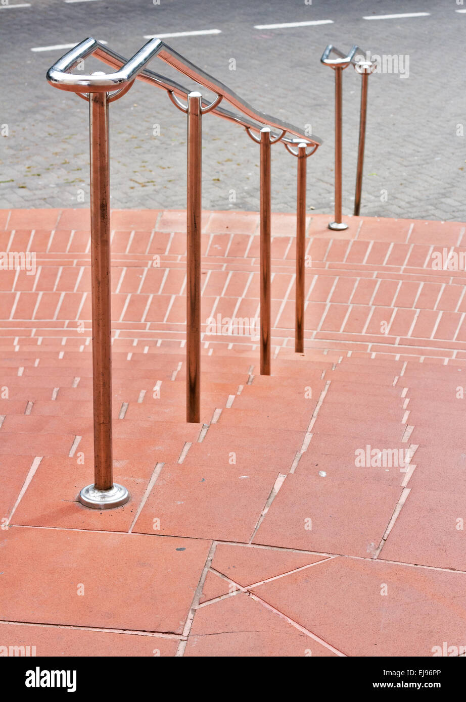 Tubular Hand Railing Tubular hand railing hi-res stock photography and images - Alamy