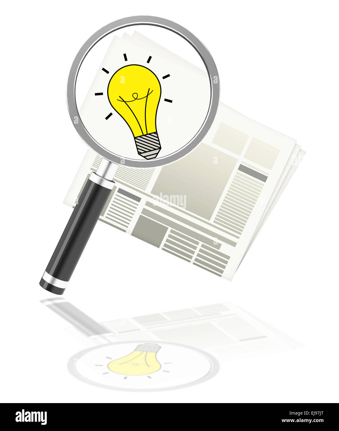 the idea concept Stock Photo