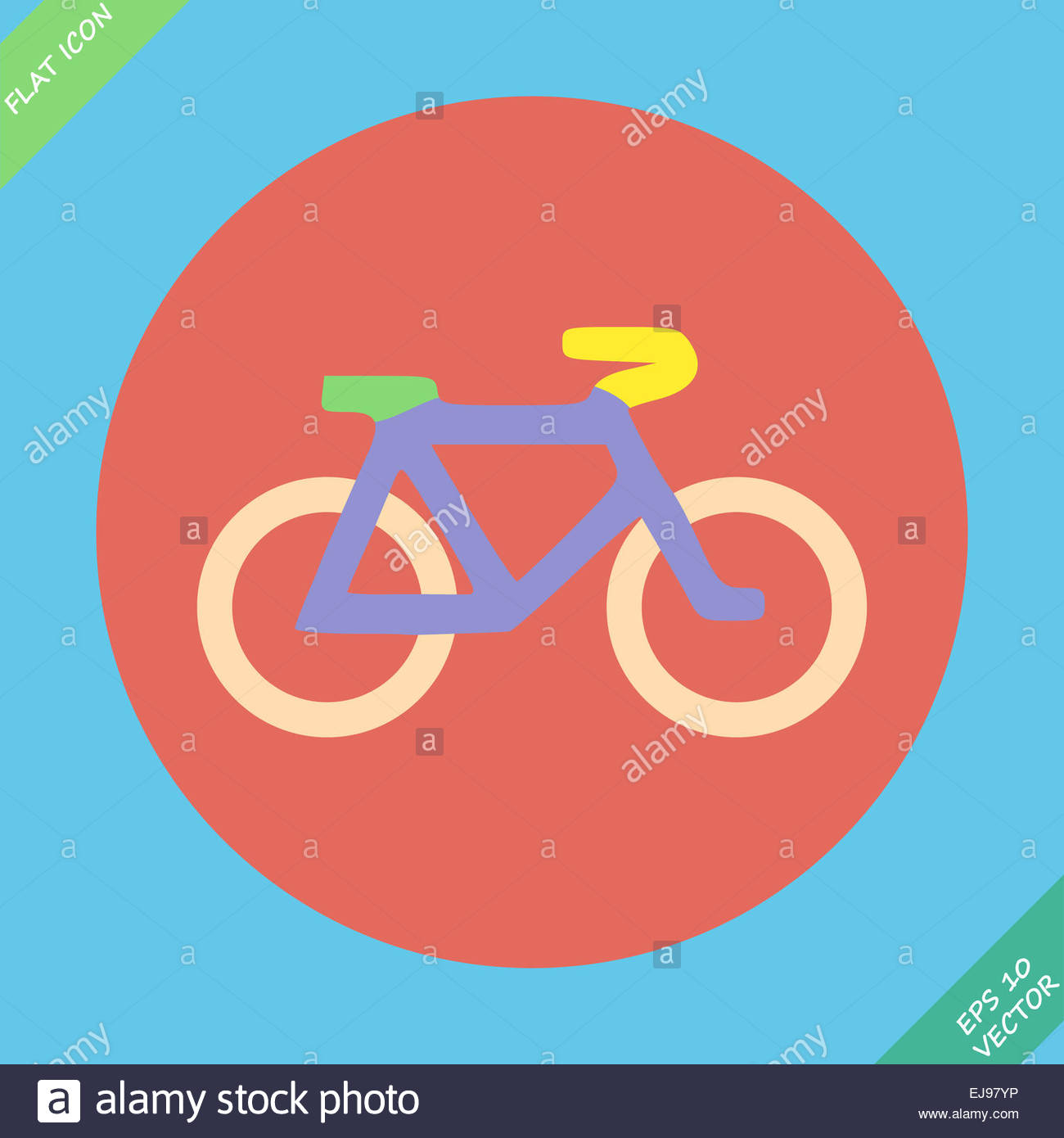 Bicycle Icon High Resolution Stock Photography and Images - Alamy