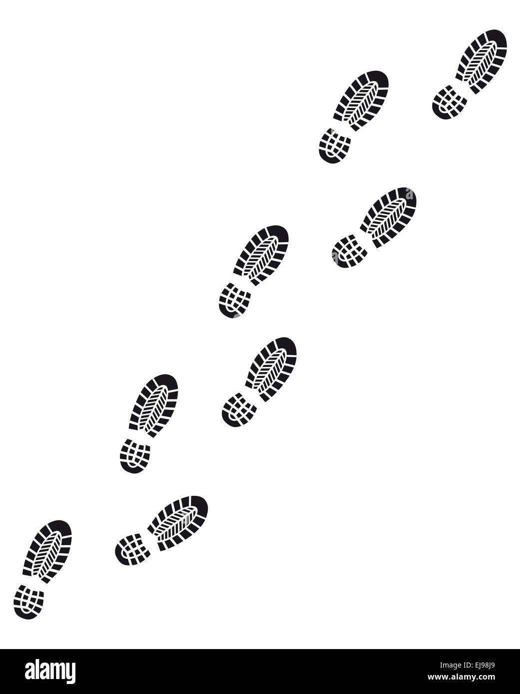 footprint Stock Photo