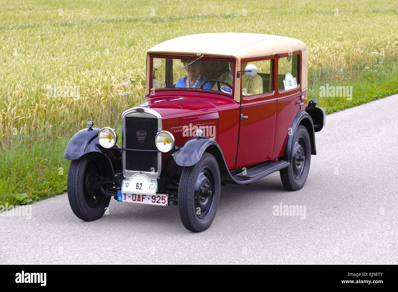 veteran car Peugeot, built at 1929 Stock Photo
