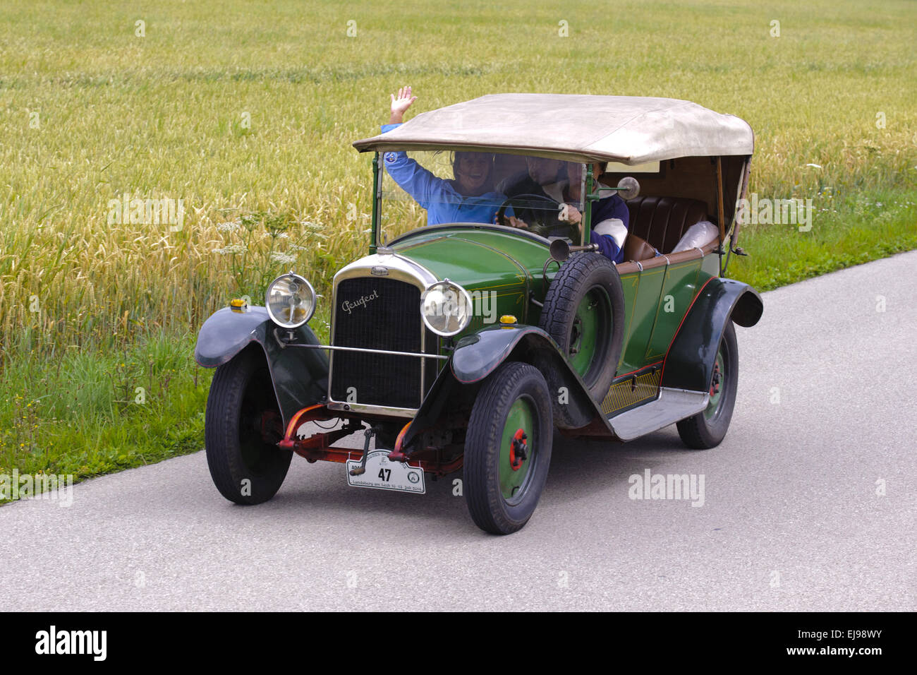 veteran car Peugeot, built at year 1923 Stock Photo