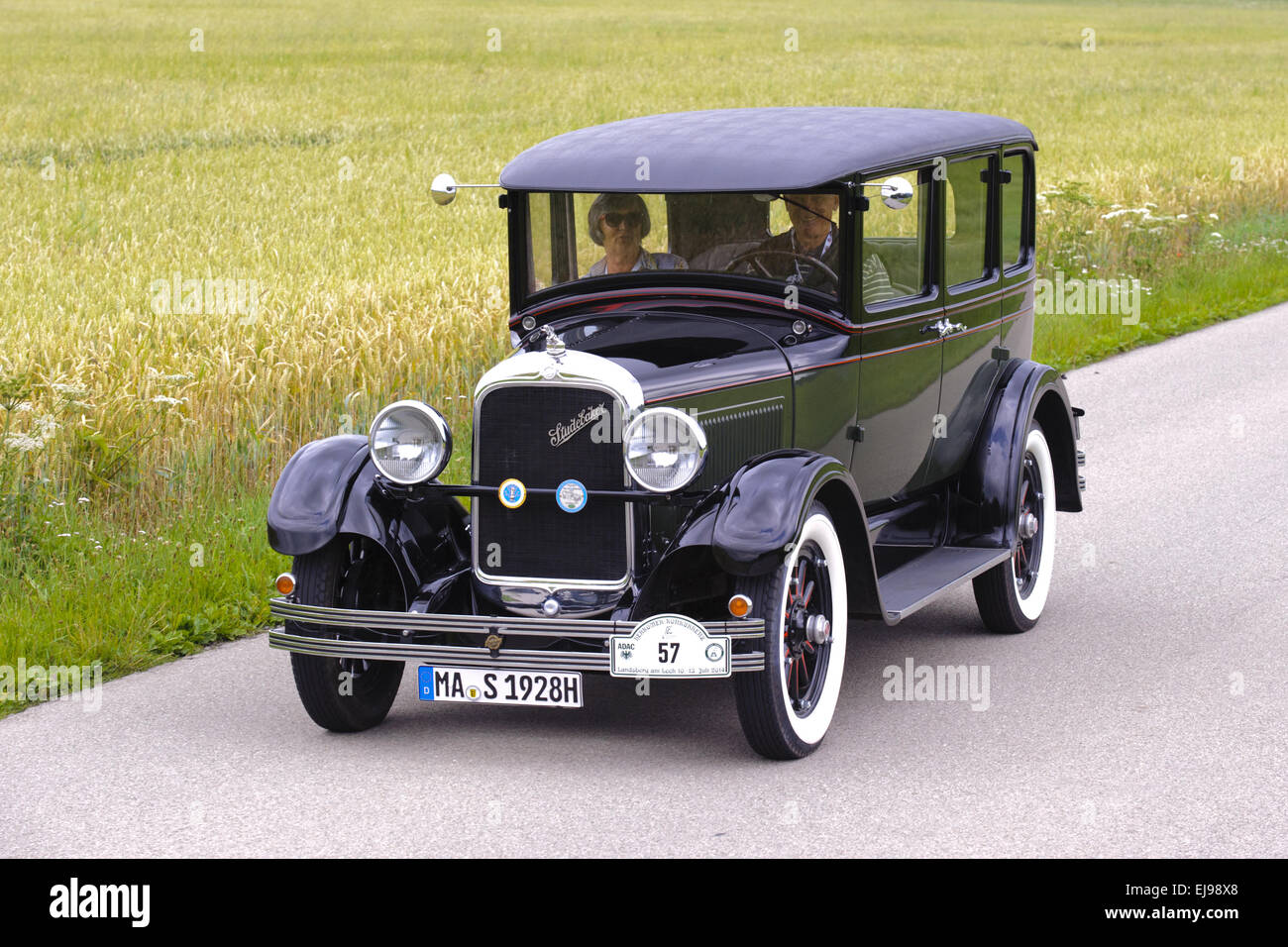 veteran car Studebaker, built at year 1928 Stock Photo
