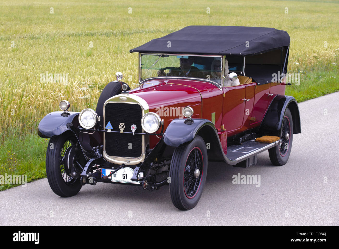 veteran car Sunbeam, built at year 1926 Stock Photo