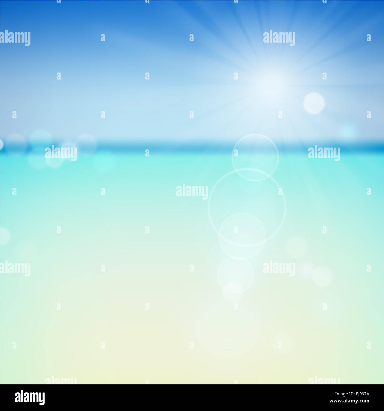 Summer holiday tropical beach background Stock Photo - Alamy