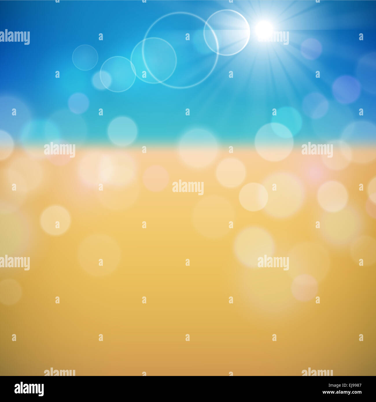 Summer holiday tropical beach background Stock Photo - Alamy