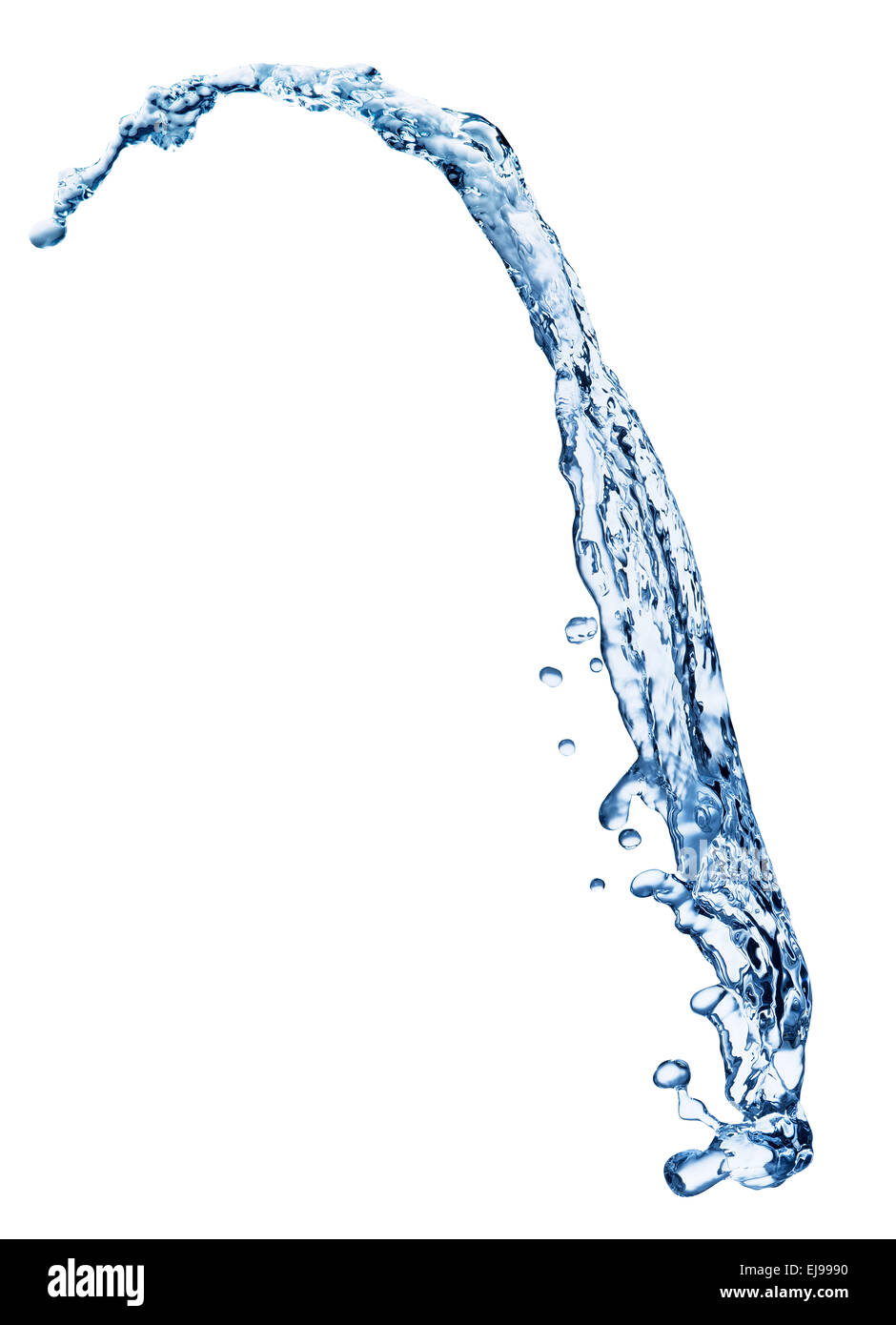 Splash of water. File contains clipping paths. Stock Photo