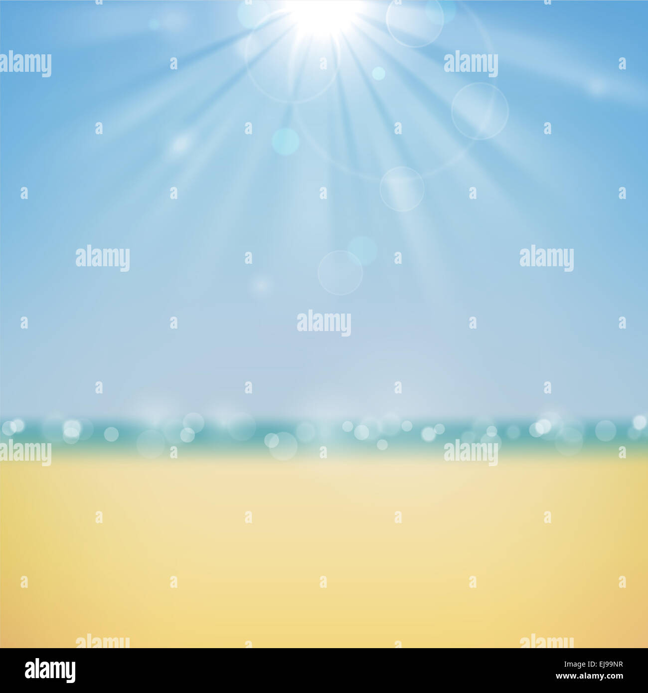 Summer holiday tropical beach background Stock Photo - Alamy