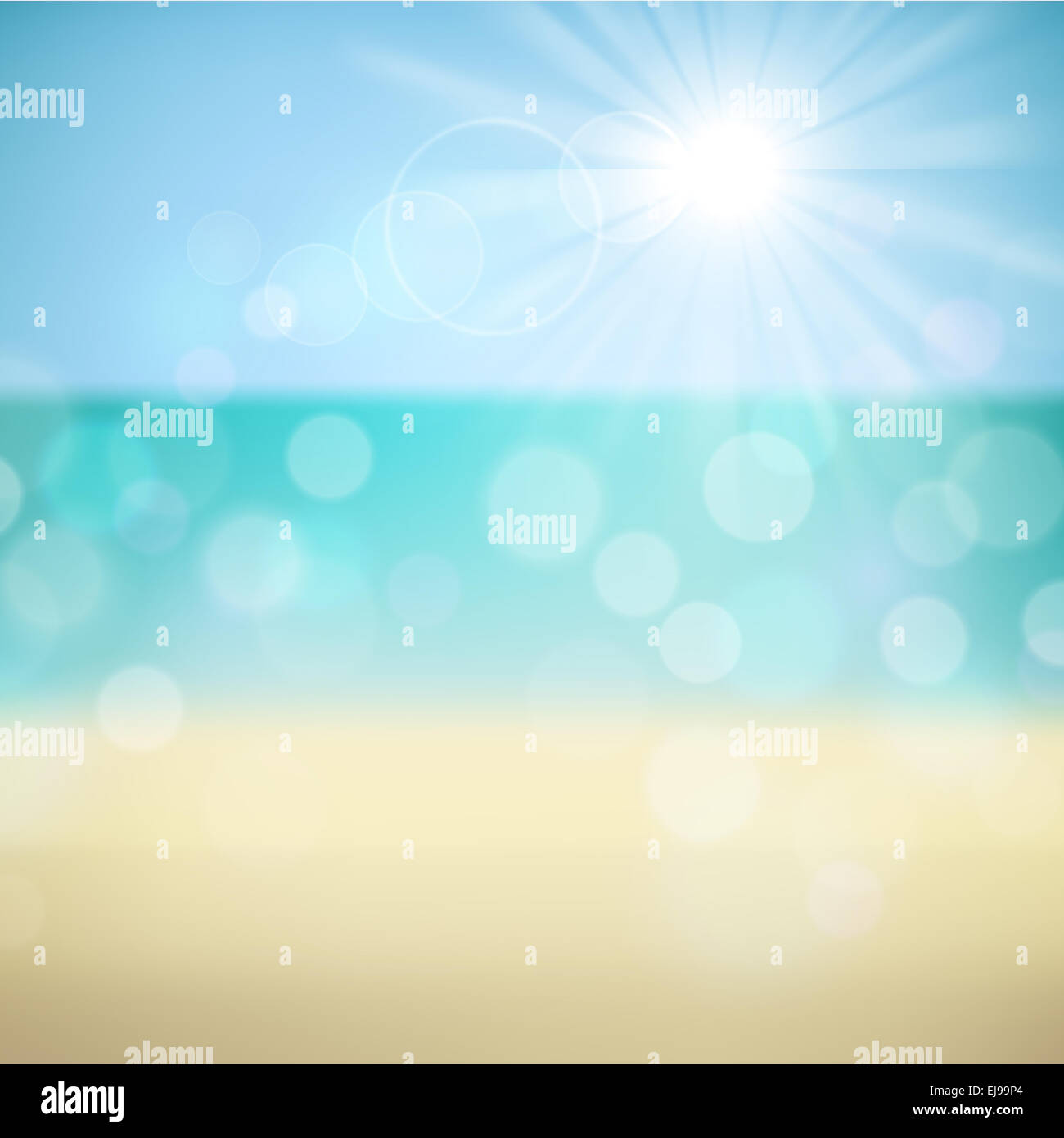 Summer holiday tropical beach background Stock Photo - Alamy