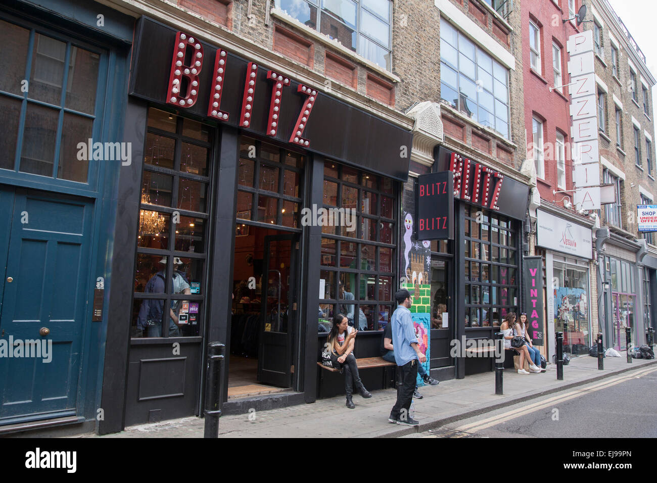 Blitz Vintage Fashion Store, Hanbury Street, Brick Lane, Spitalfields