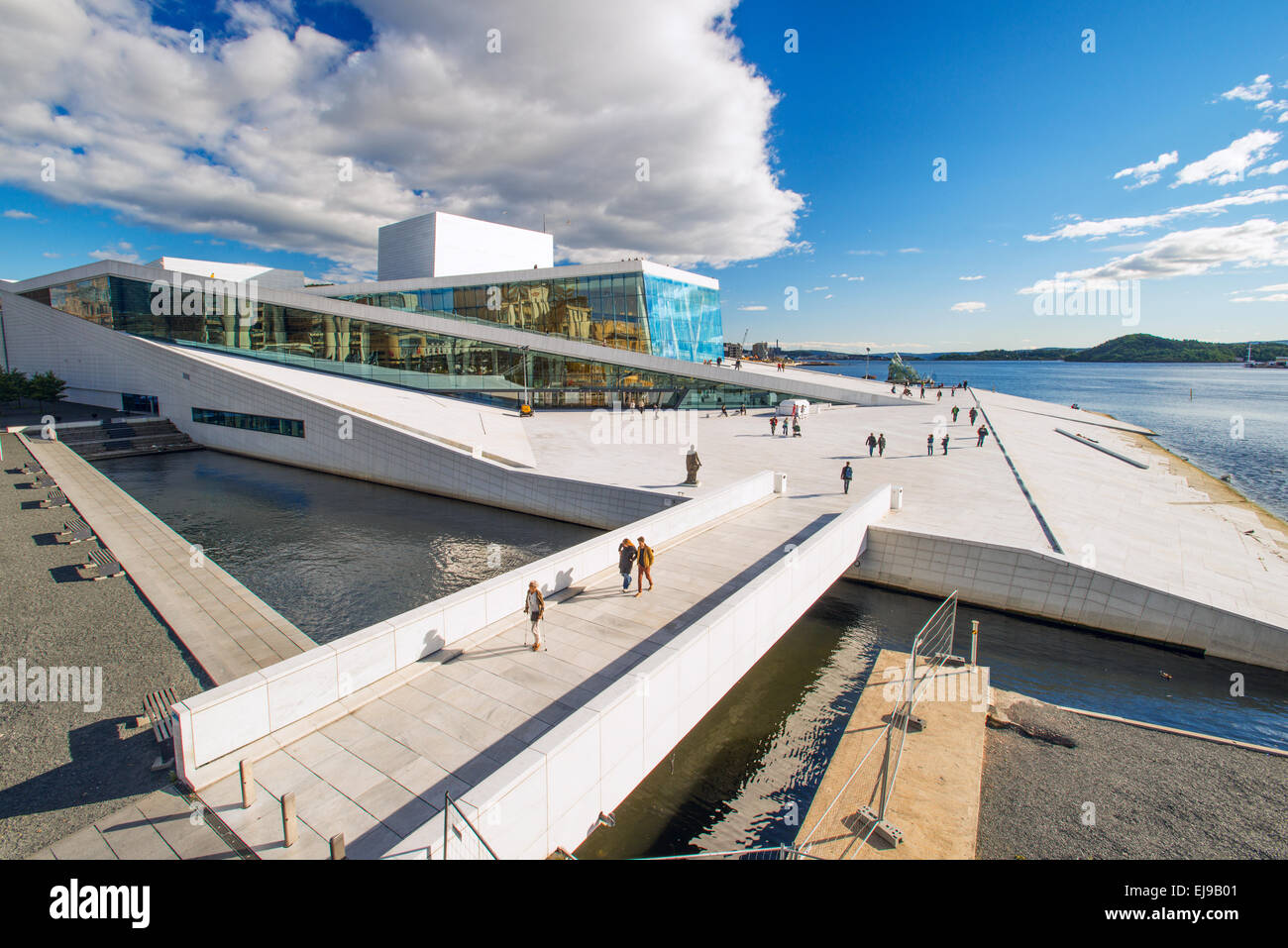 Oslo Opera House view Stock Photo