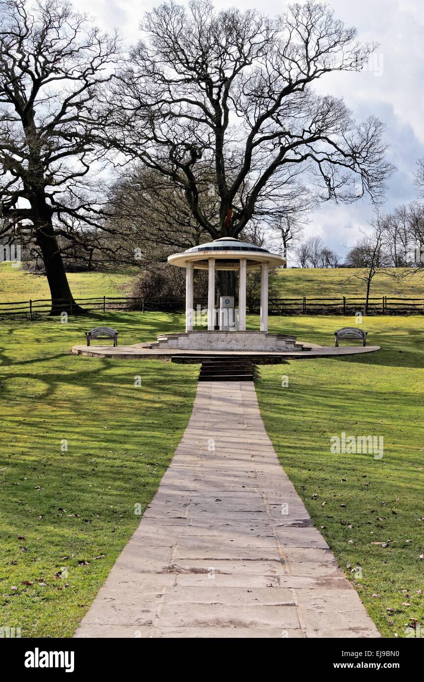 Magna Carta monument at Runnymede Surrey UK Stock Photo Alamy