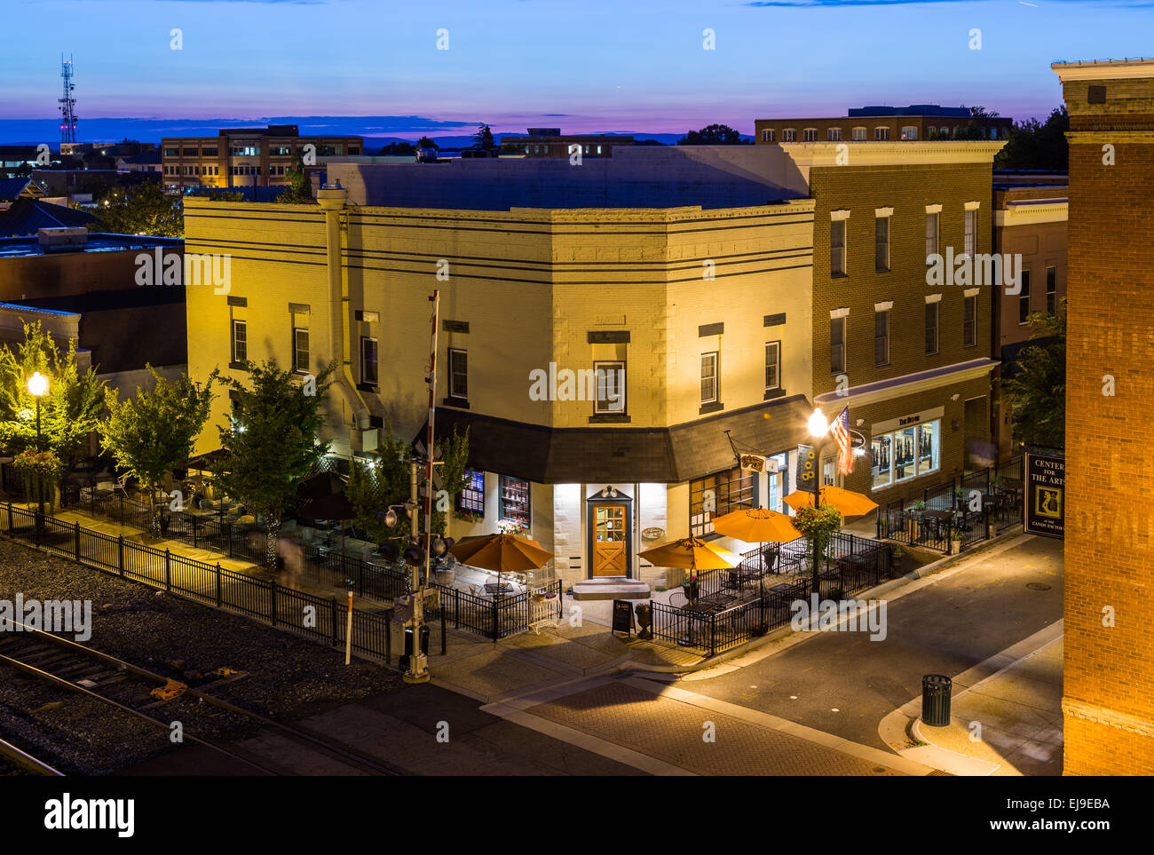 Restaurants in Manassas Virginia Stock Photo Alamy