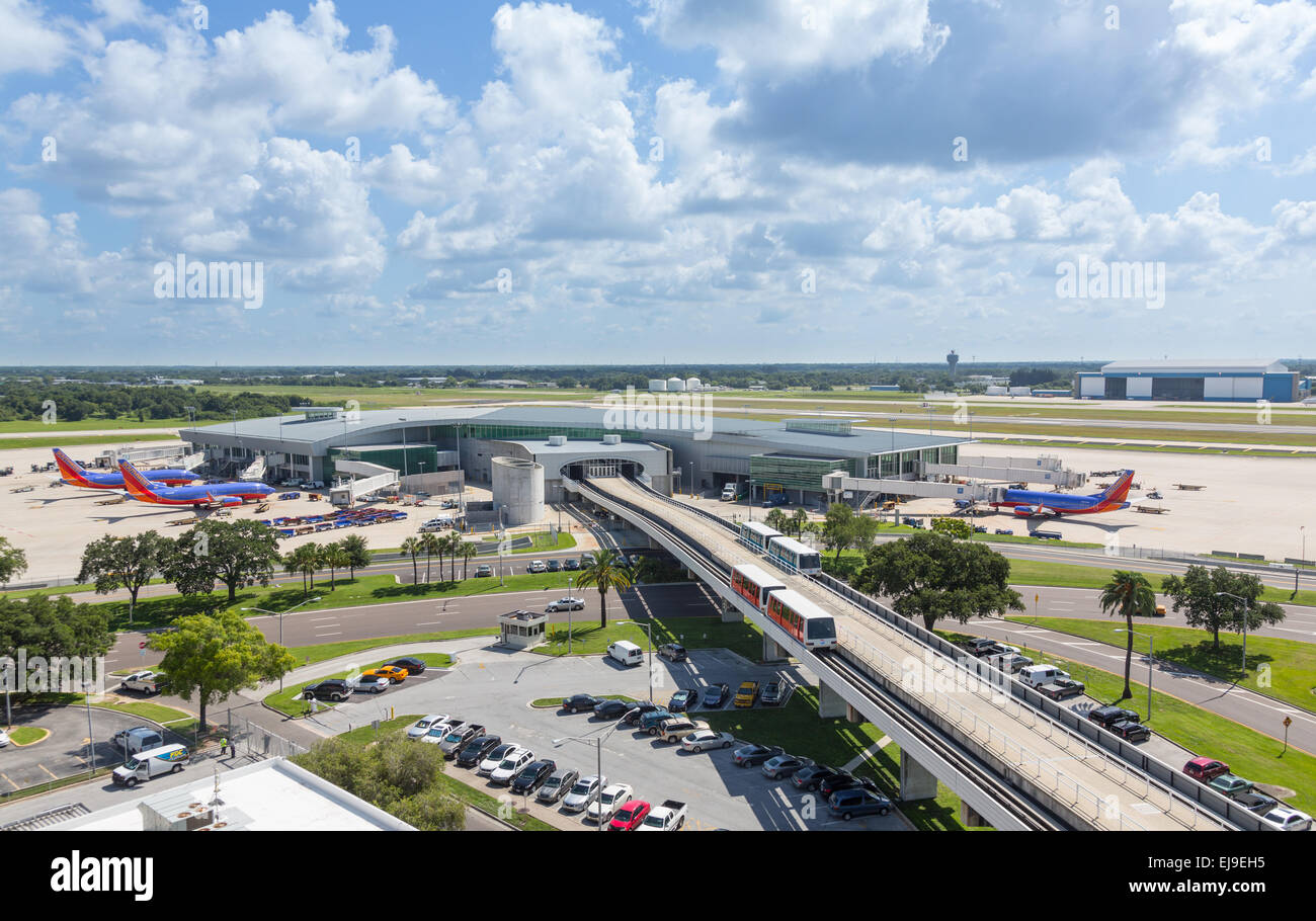 Terminal of Tampa International Airport Stock Photo