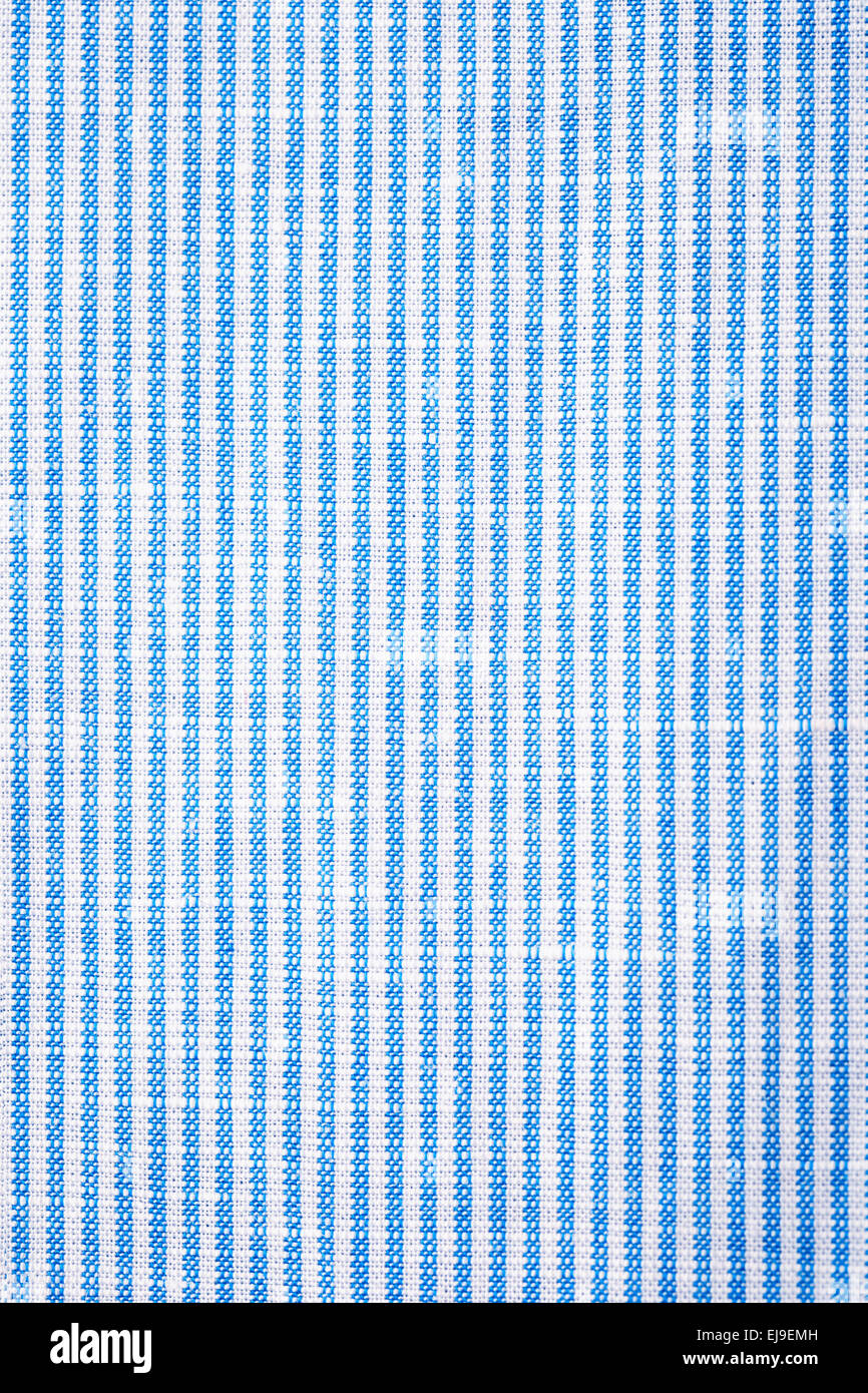 striped cotton closeup Stock Photo