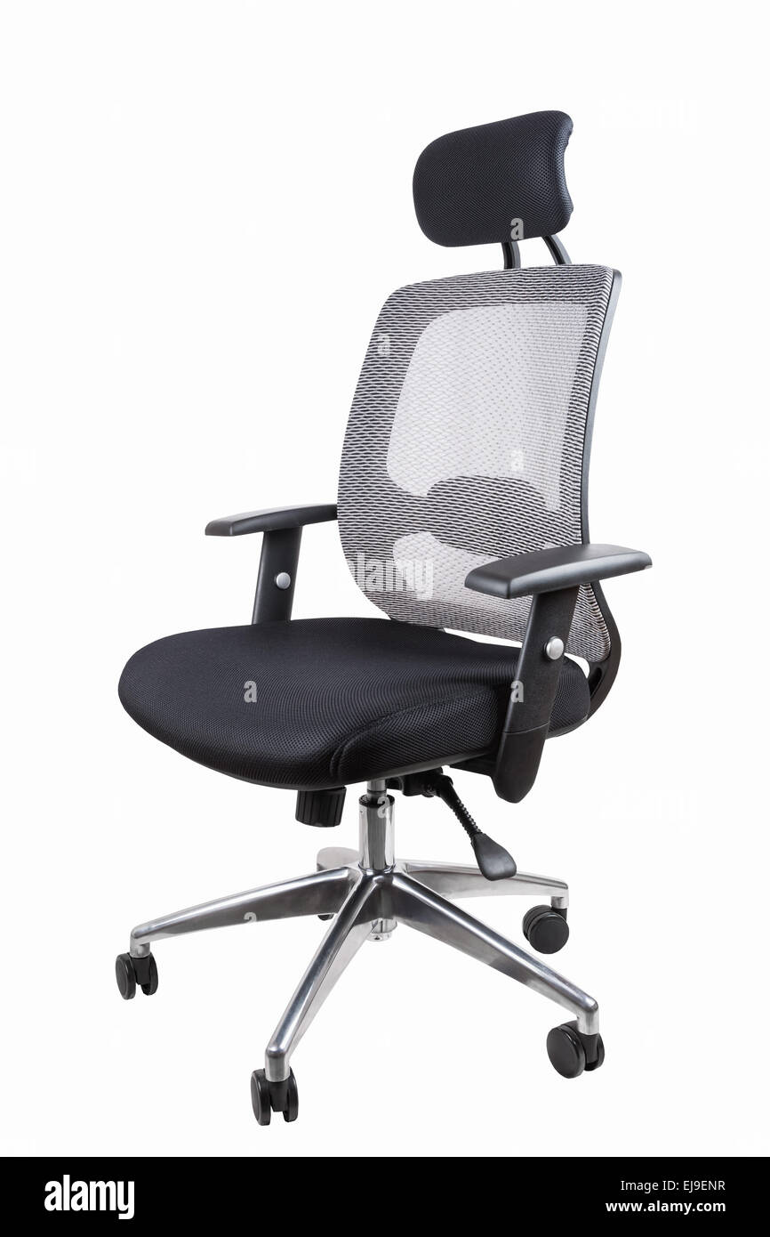 black office swivel chair Stock Photo