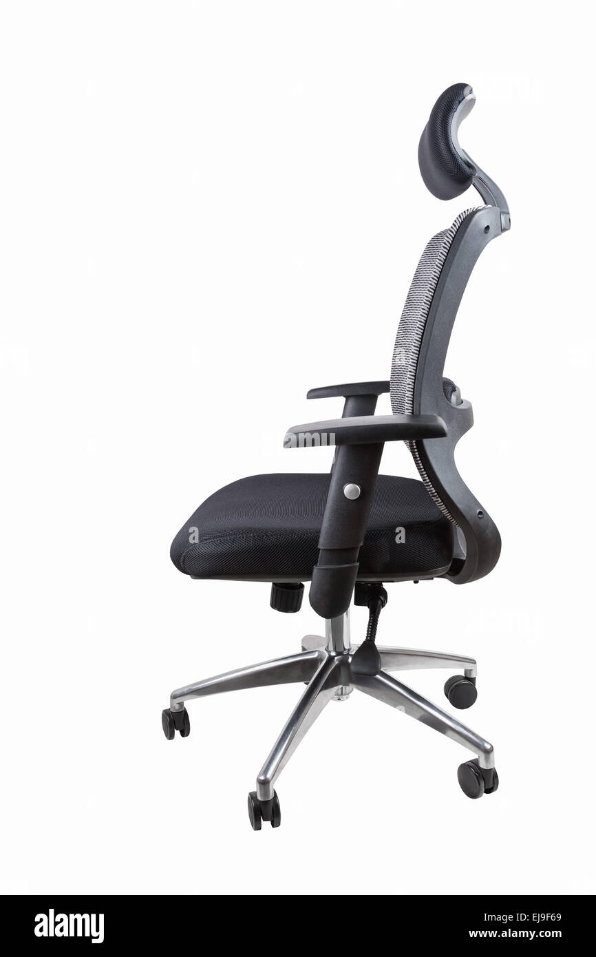 ergonomic office swivel chair isolated Stock Photo
