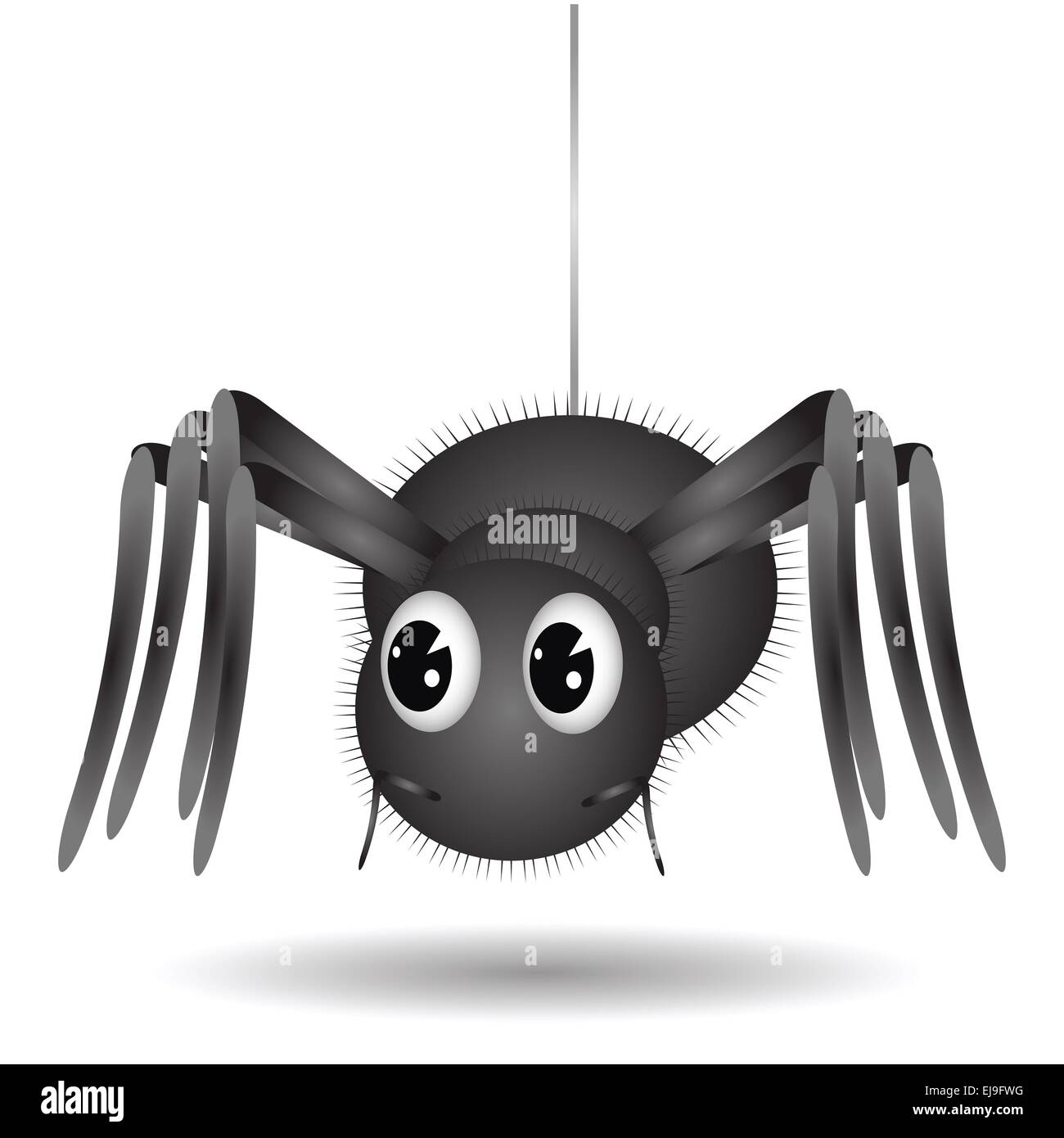 Cartoon Spider Stock Photo