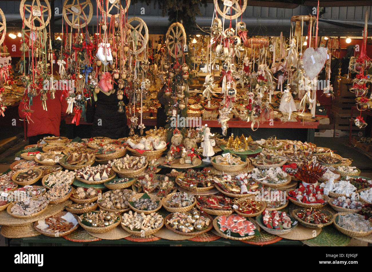 christmas market in Salzburg, Austria Stock Photo