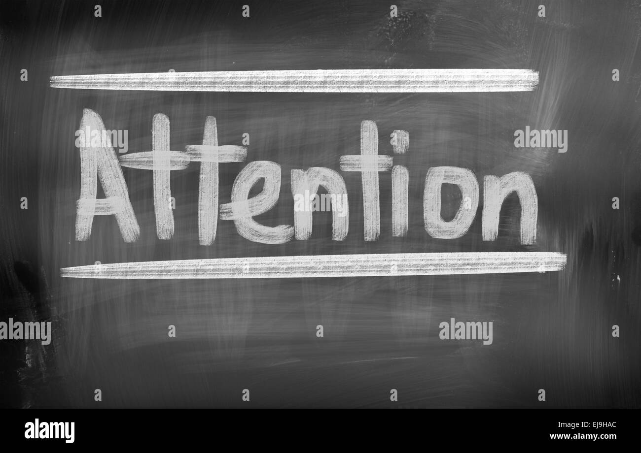 Attention Concept Stock Photo