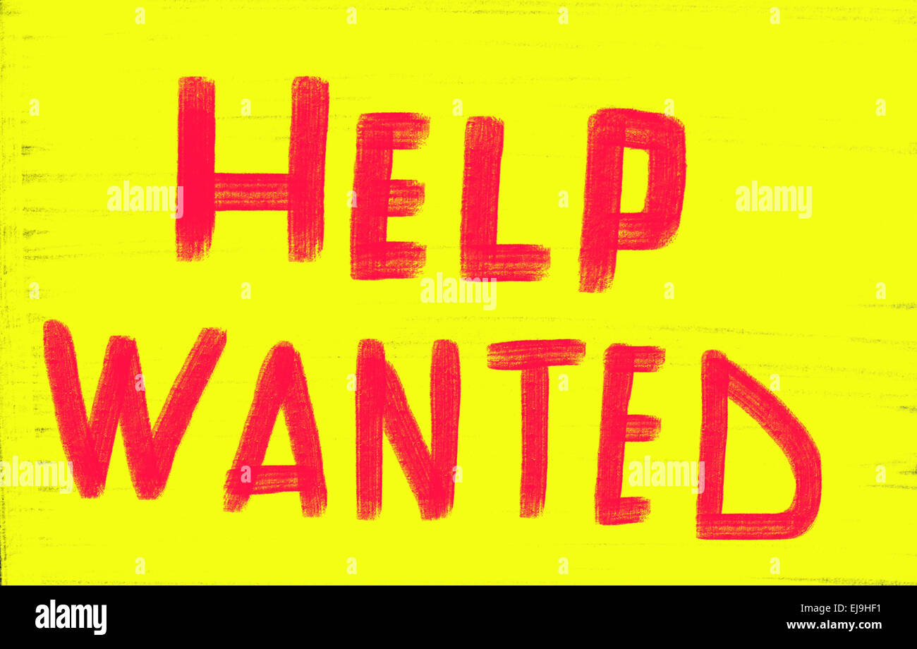 help wanted Stock Photo Alamy