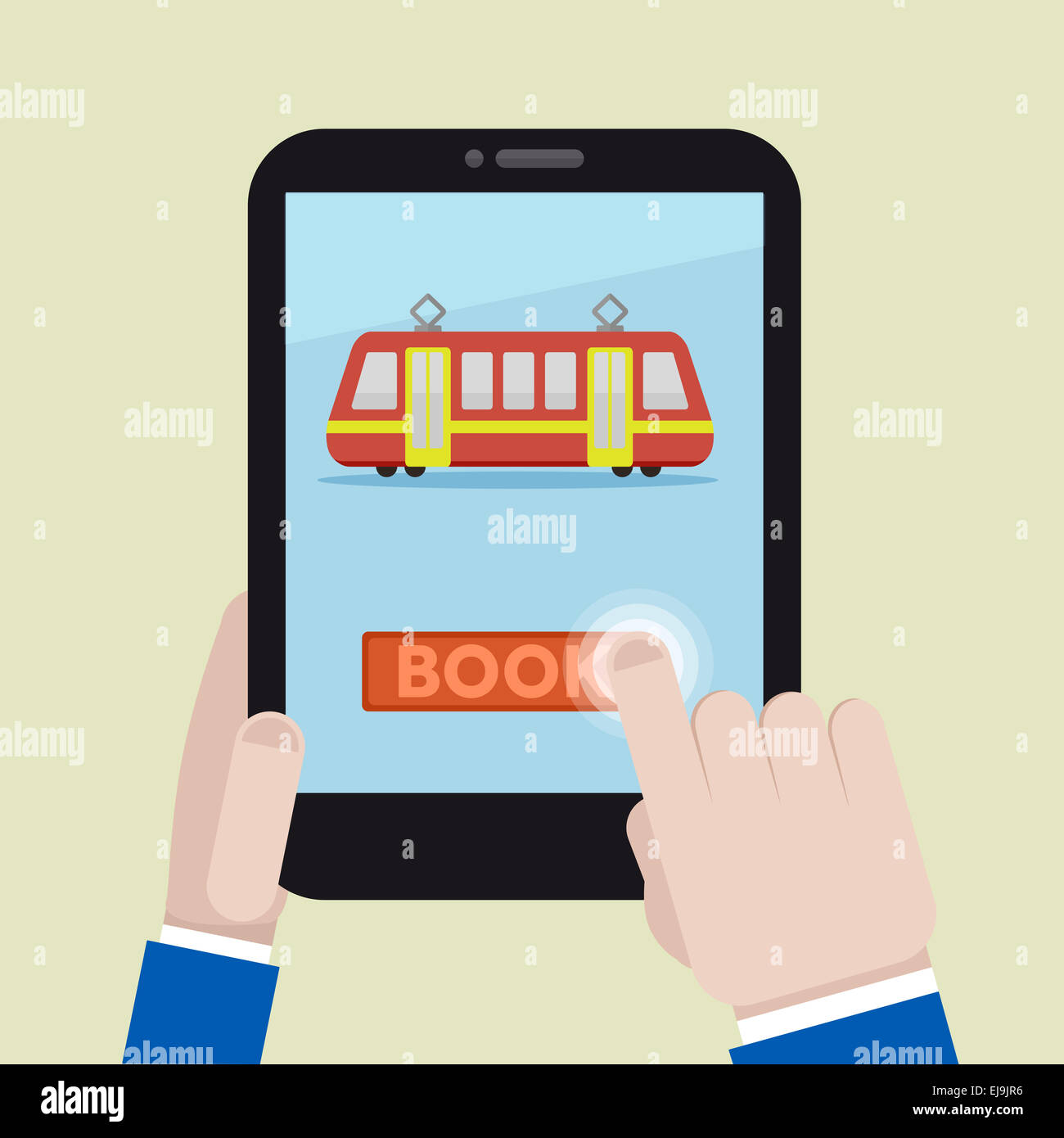 book train ticket Stock Photo Alamy