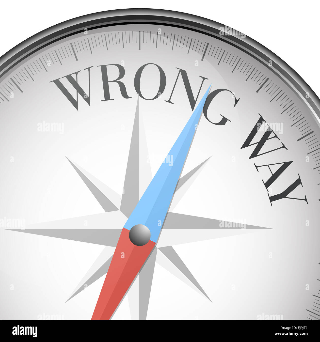 compass wrong way Stock Photo Alamy