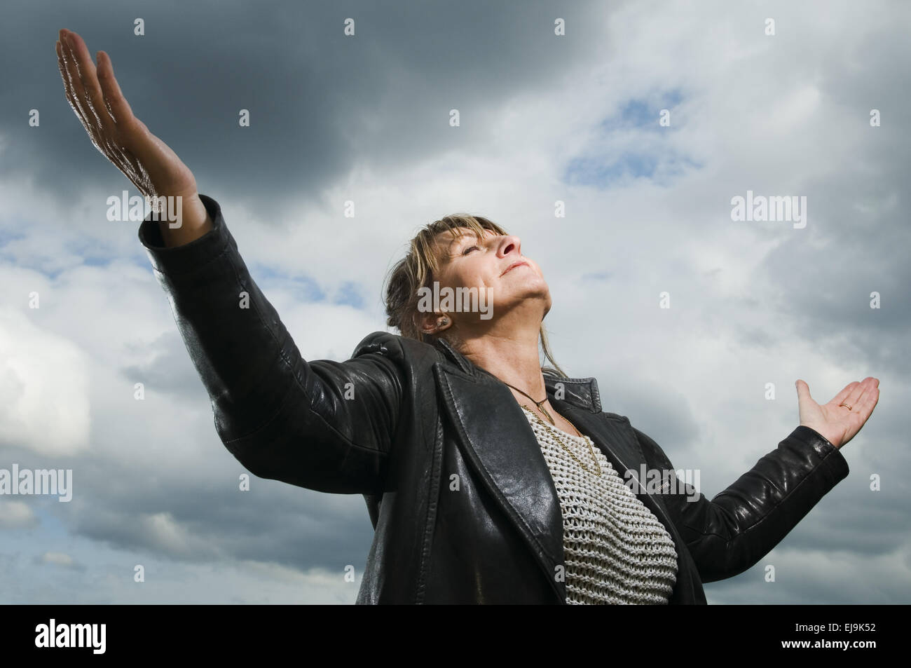 prayer heavenward Stock Photo Alamy