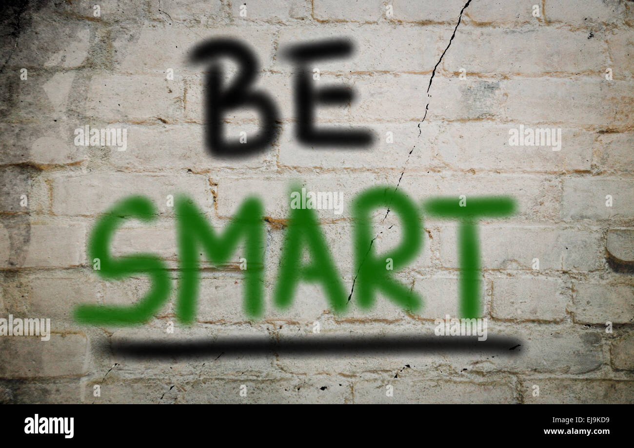 Be Smart Concept Stock Photo - Alamy