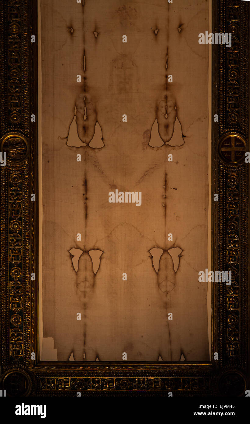 The Holy Shroud Stock Photo