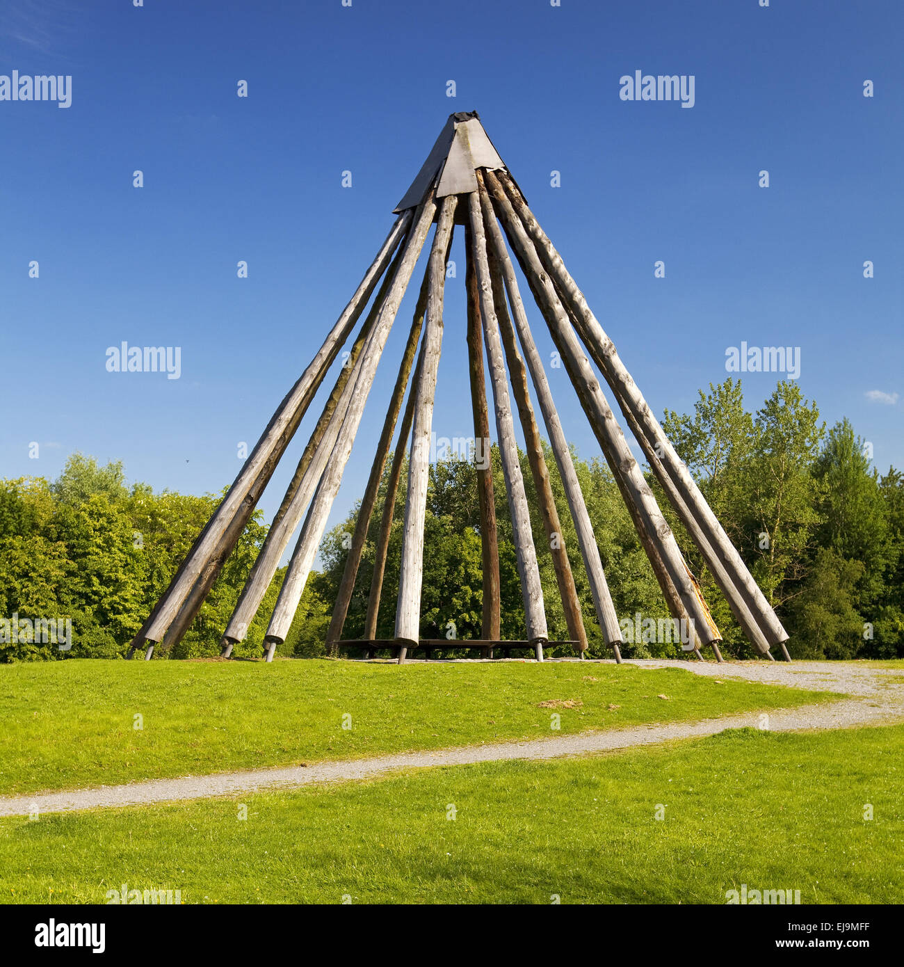 Health pyramid, Bottrop, Germany Stock Photo