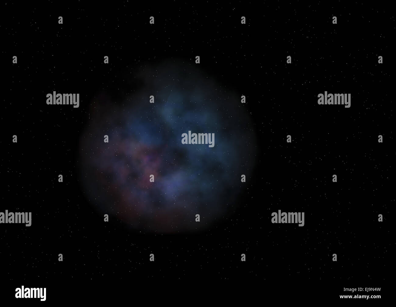 Star field in space and a nebulae Stock Photo - Alamy