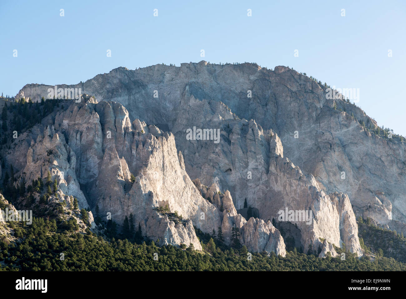 Chalk cliffs of Mt Princeton Colorado Stock Photo Alamy